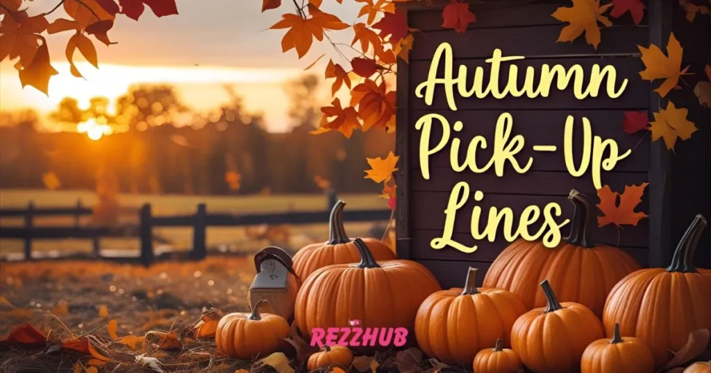 Autumn Pick-Up Lines