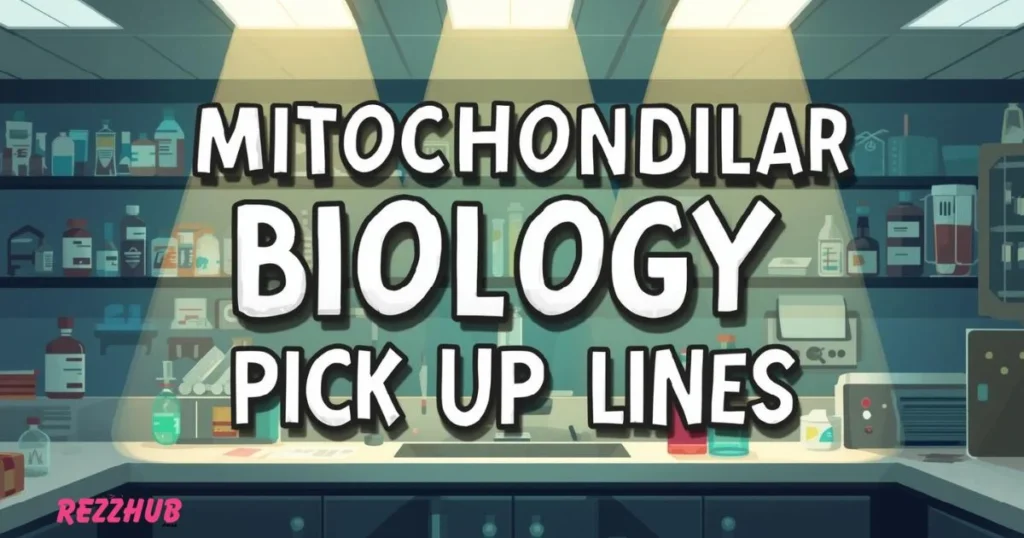 Mitochondrial Biology Pick Up Lines