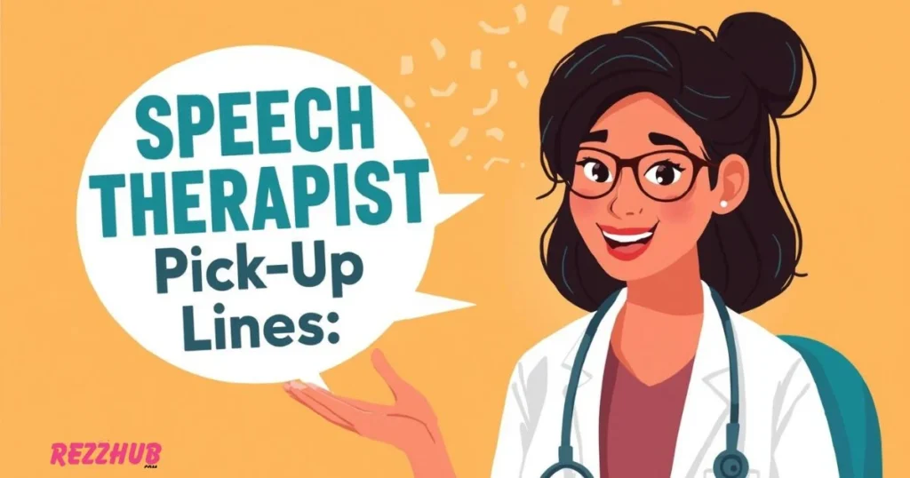 Speech Therapist Pick Up Lines