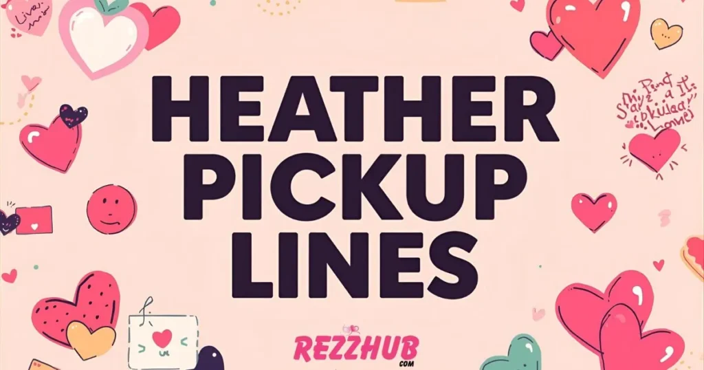 Heather Pickup Lines