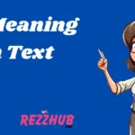 Ts Meaning In Text