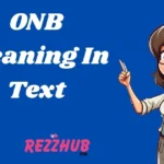 Onb Meaning In Text